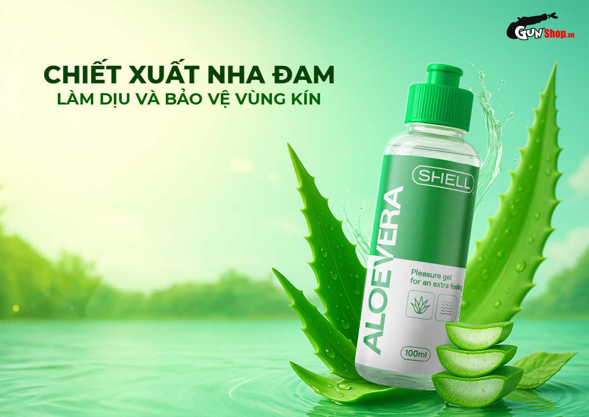 Gel bôi trơn tinh chất lô hội Shell Aloe Vera