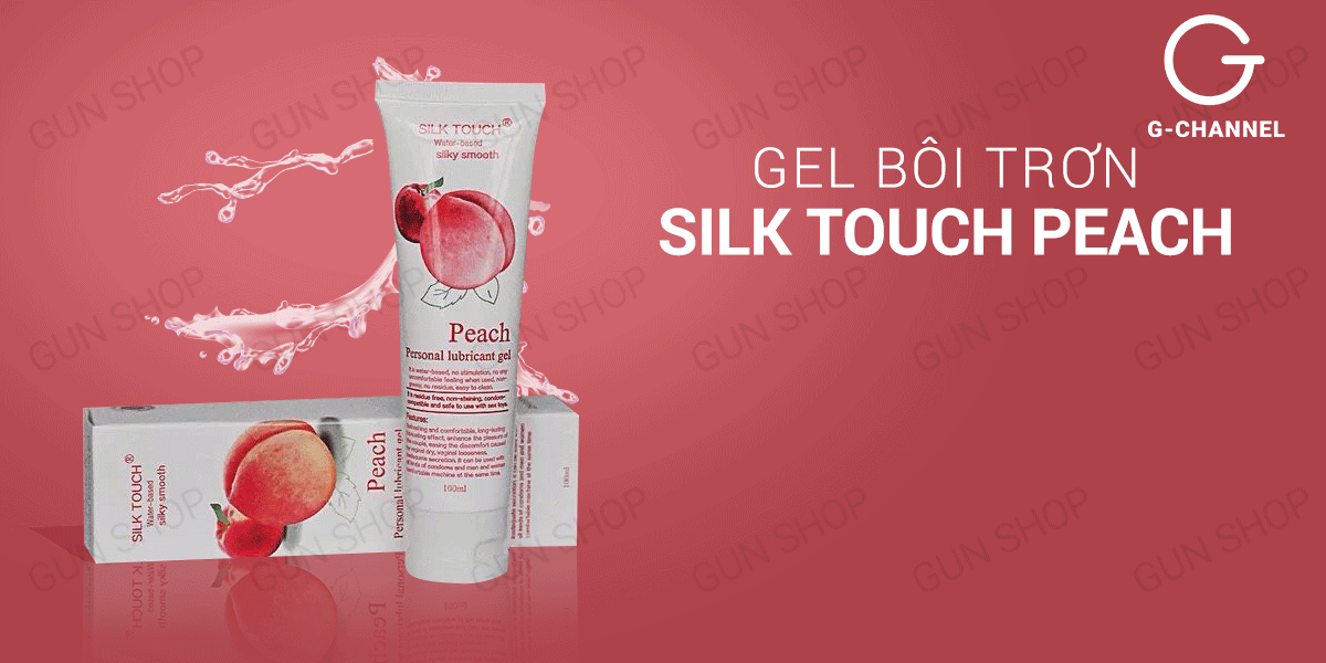 Gel bôi trơn Silk Touch Peach chính hãng giá rẻ tại gunshop.vn