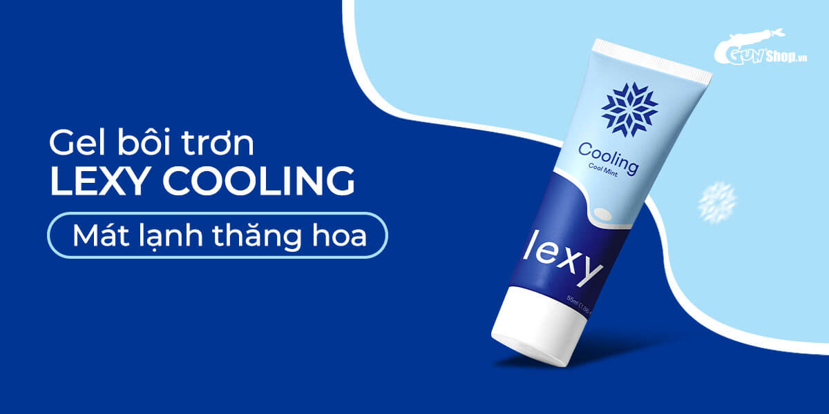 Gel bôi trơn bạc hà mát lạnh Lexy Cooling chính hãng giá rẻ tại gunshop.vn