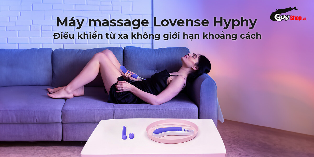 Máy massage Lovense Hyphy cao cấp - chính hãng - uy tín tại Gunshop