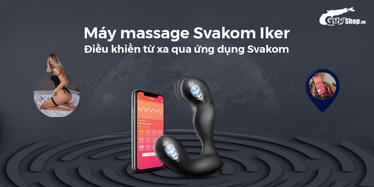 Máy massage Svakom Iker chính hãng cao cấp tại Gunshop