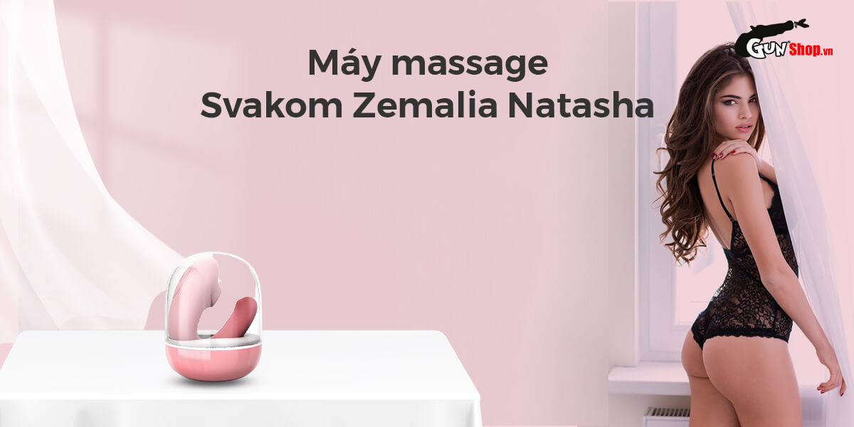 Máy massage Svakom Zemalia Natasha cao cấp chính hãng tại Gunshop