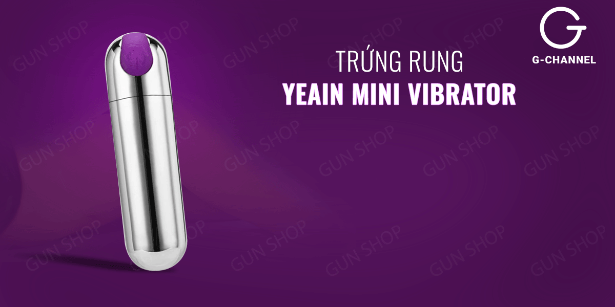 Trứng rung Yeain Mini Vibrator chính hãng giá rẻ tại Gunshop