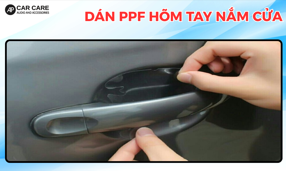 Dán PPF hõm tay nắm cửa xe ô tô