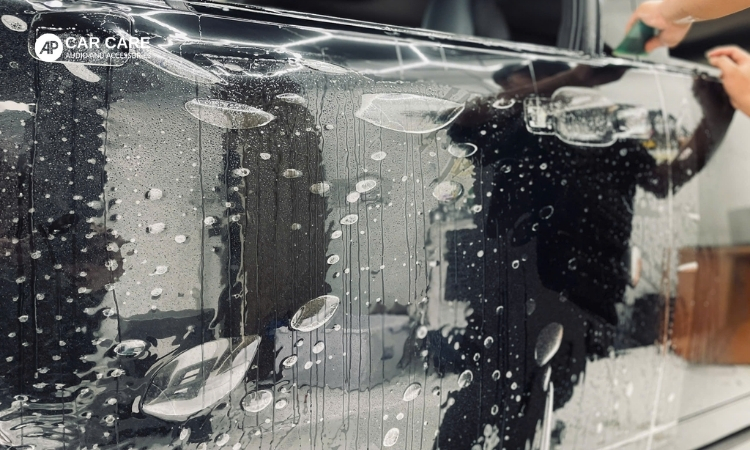 vị trí dán PPF bảo vệ hyundai santafe