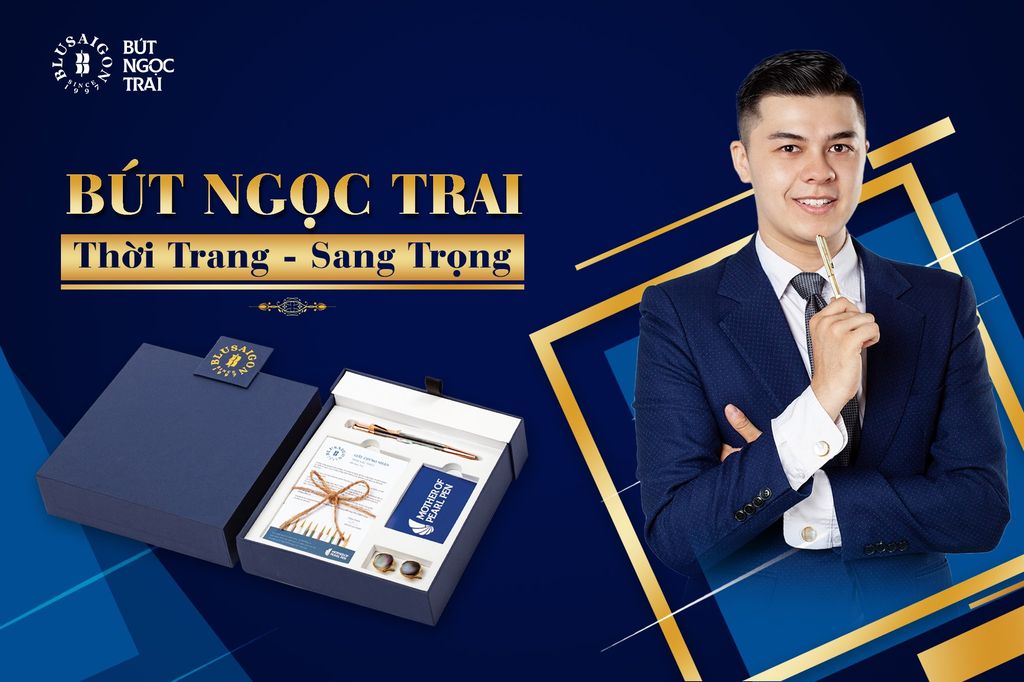 BÚT NGỌC TRAI MẠ VÀNG ĐẲNG CẤP THỜI TRANG & SANG TRỌNG