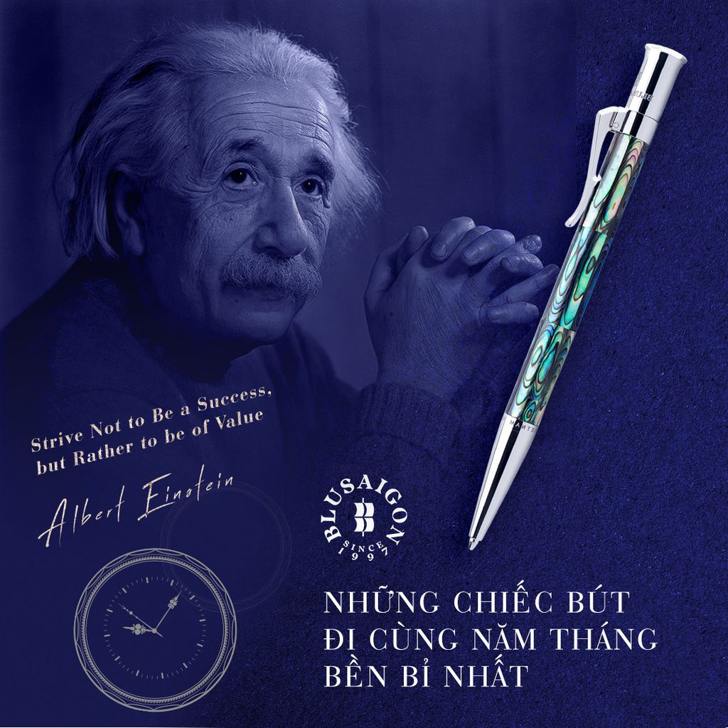 Bút nghệ thuật Liah – bút bi bào ngư New Zealand – Mạ Bạch Kim