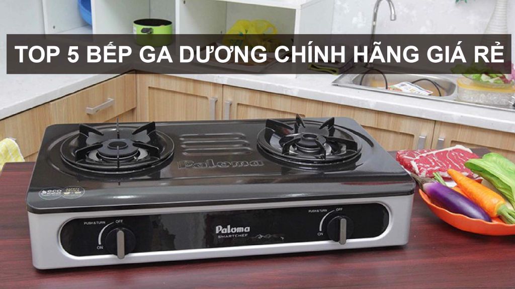 Top 5 bếp ga dương chính hãng giá rẻ, chất lượng bán chạy nhất tại hệ thống Gas Hướng Dương