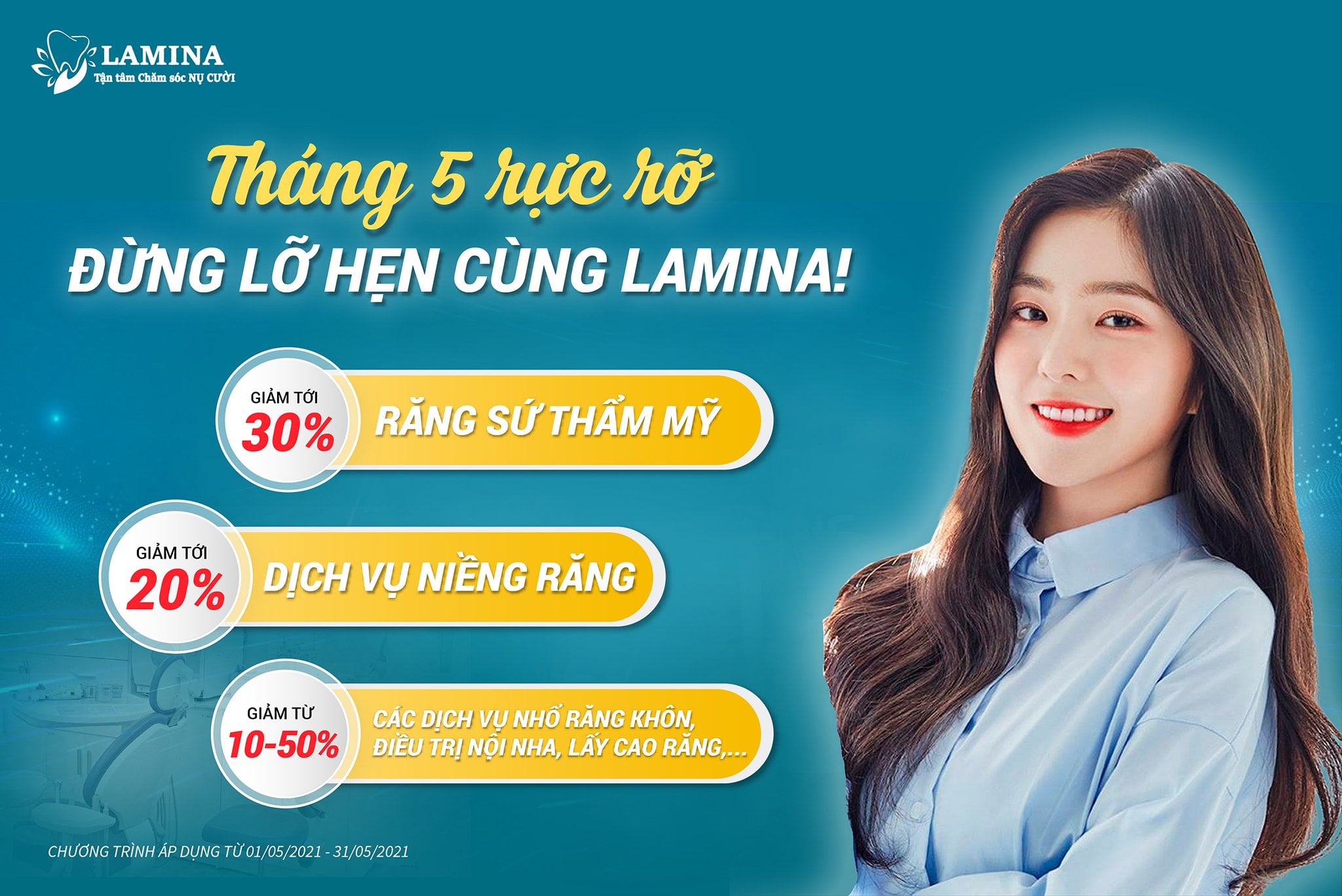 THÁNG 5 RỰC RỠ - ĐỪNG LỠ HẸN CÙNG LAMINA!