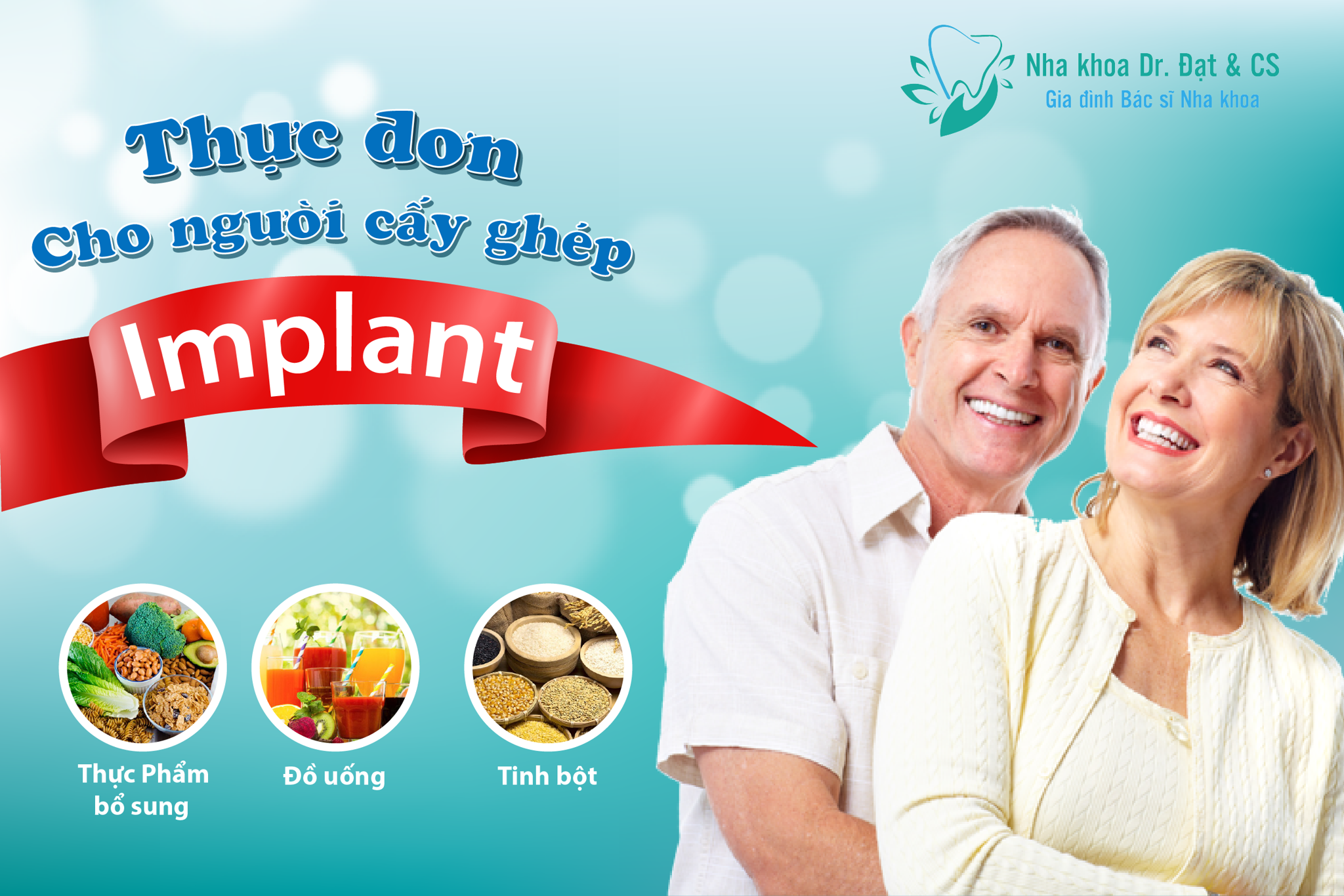 Thực đơn cho người cấy ghép Implant để không bị tụt cân và khỏe mạnh
