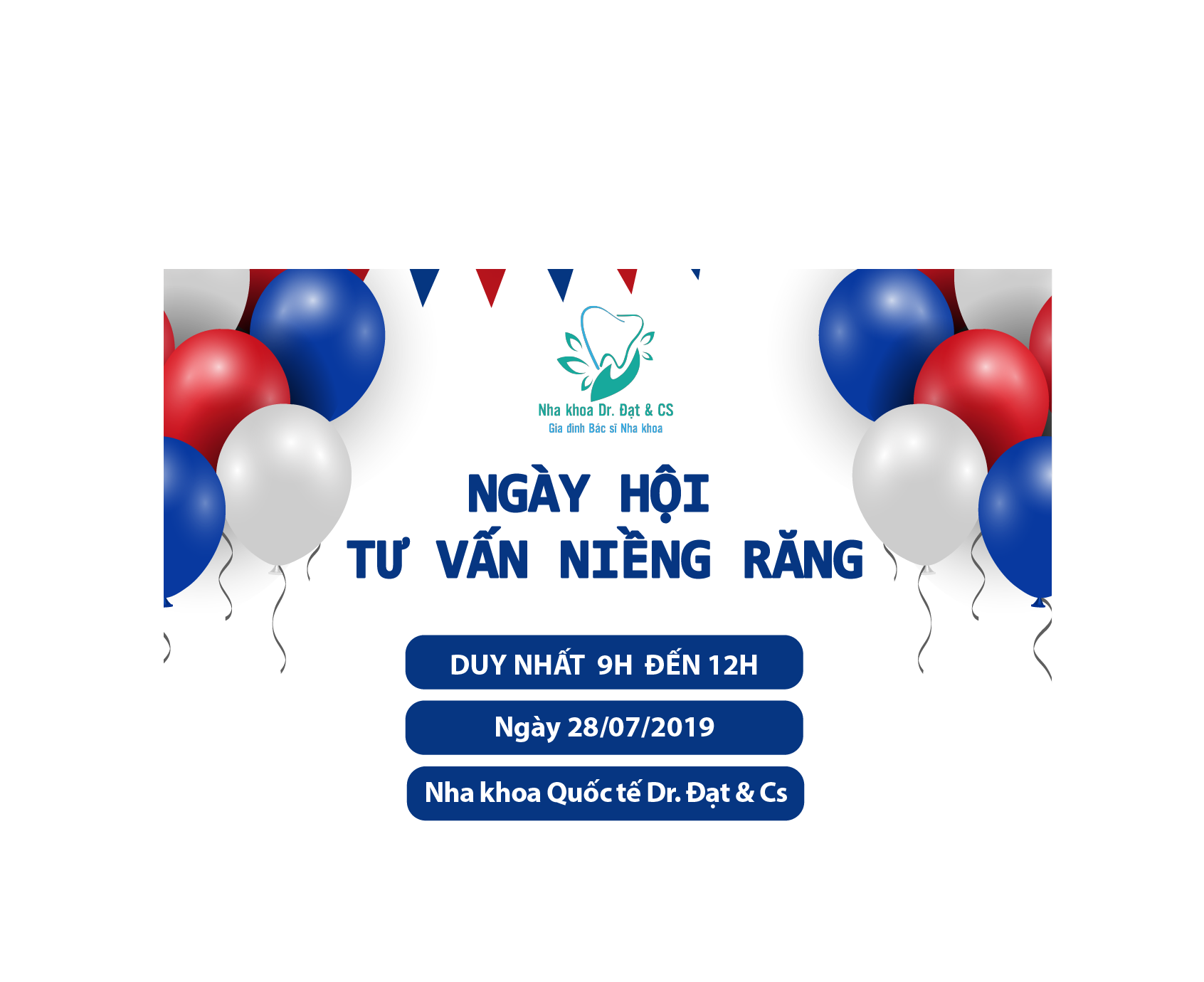 CHÀO ĐÓN NGÀY HỘI TƯ VẤN NIỀNG RĂNG