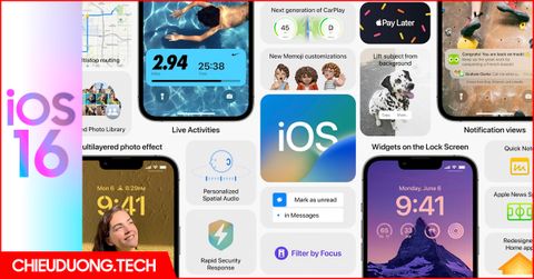 iOS 16 chính thức: nhiều thay đổi thú vị hơn ngay từ màn hình khóa.
