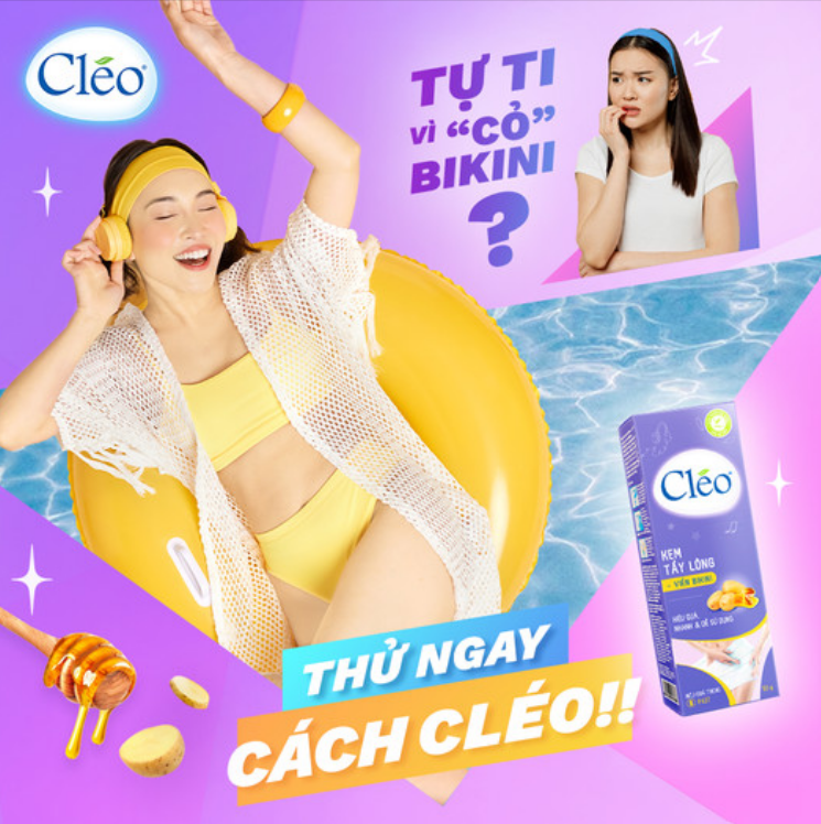 Khám phá kem tẩy lông bikini CLEO