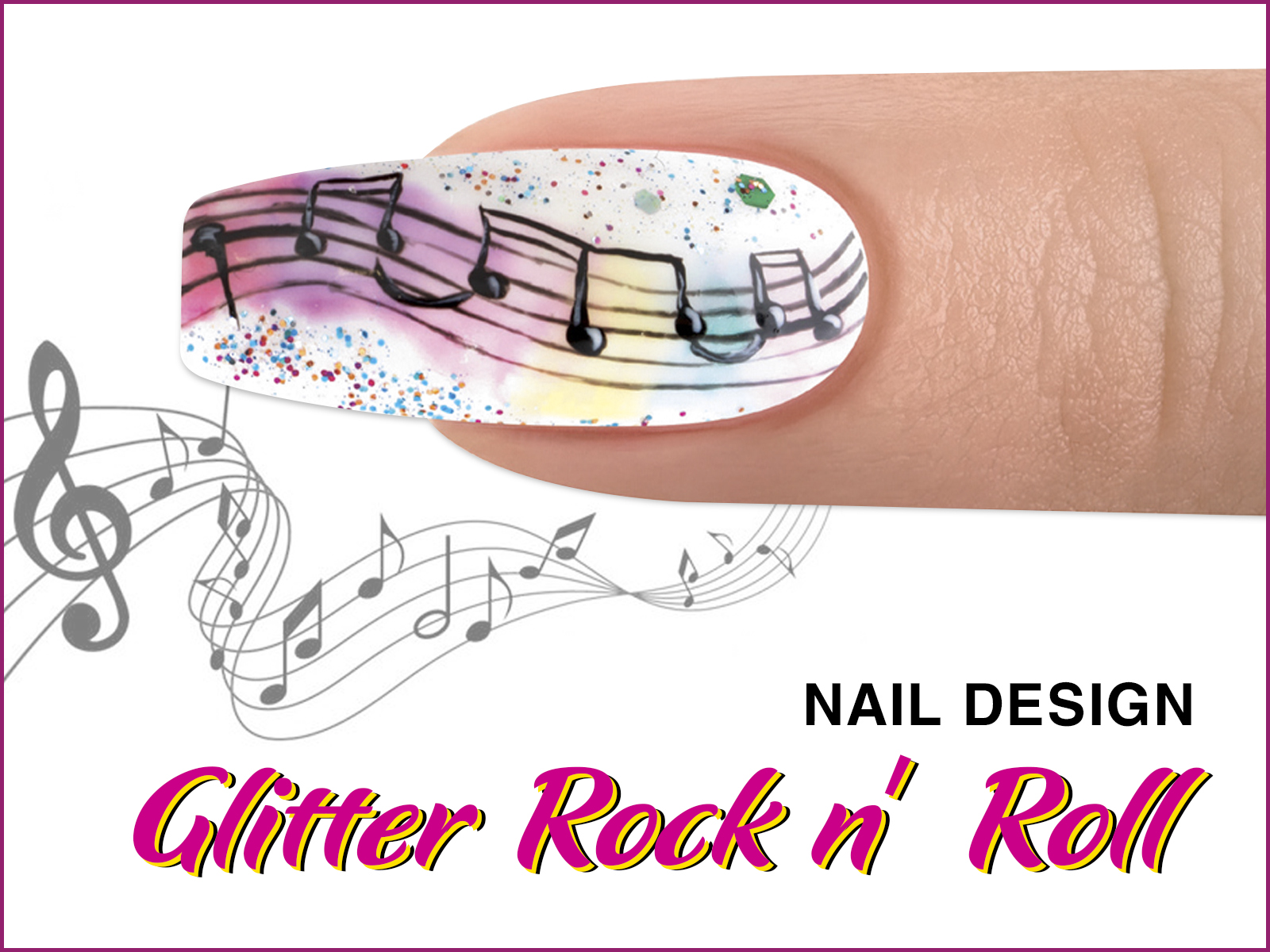 GLITTER ROCK N' ROLL Nail Design - ROCKETMAN Collection – Gelish GLITTER ROCK N' ROLL Nail Design - ROCKETMAN Collection – Gelish