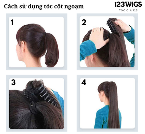 Cách sử dụng tóc cột ngoạm (kẹp gắp)
