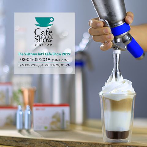 Thương hiệu Viên Gas & Bình làm kem MOSA tại CafeShow 2019