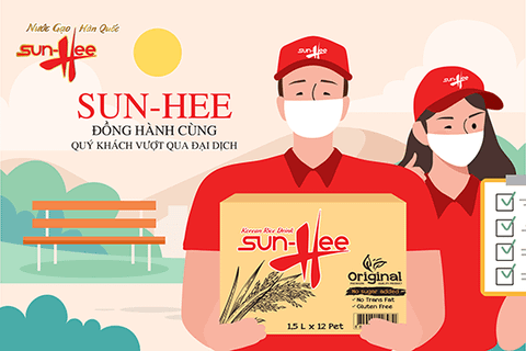 SUNHEE ĐỒNG HÀNH CÙNG QÚI KHÁCH HÀNG VƯỢT QUA ĐẠI DỊCH