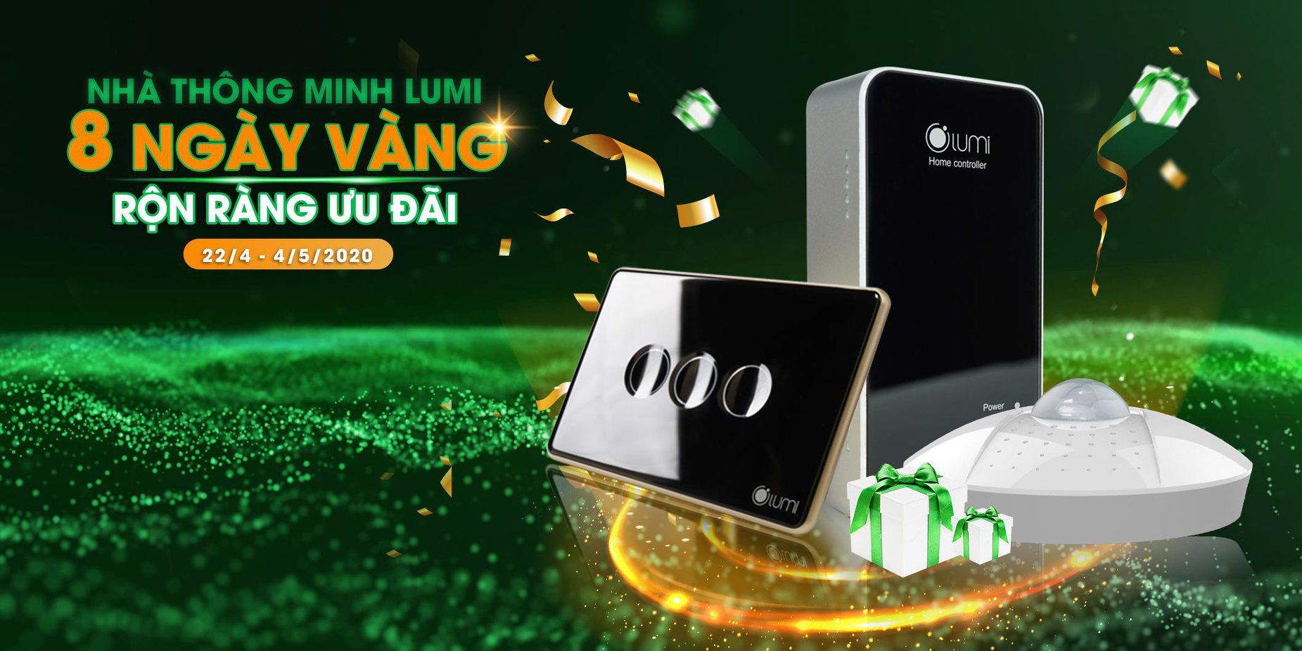 Lắp nhà thông minh Lumi, nhận ưu đãi KHỦNG CHƯA TỪNG CÓ !!!!