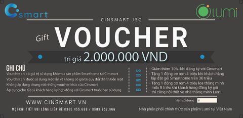 Ưu đãi ngập tràn muôn vàn quà tặng cùng Cinsmart