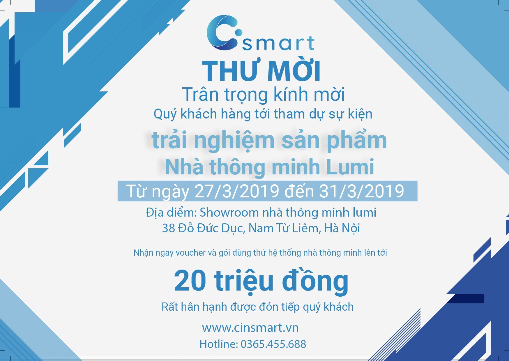 【 Tạm biệt tháng 3 - Mua sắm thả ga】Chương trình quà tặng SmartHome lớn nhất trong năm 2019 lên đến 20 triệu đồng