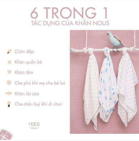 Tác dụng tuyệt vời của khăn đa năng Nous