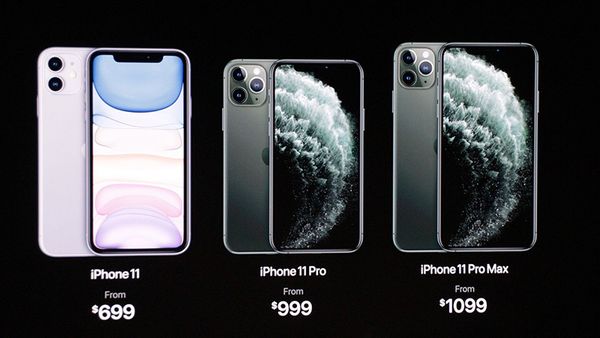 iPhone 11, 11 Pro và 11 Pro max khác nhau về giá bán