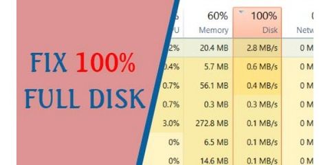 Khắc phục lỗi Full Disk 100 win 10