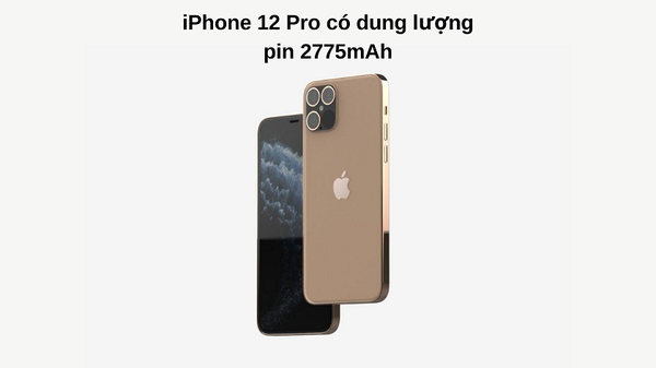 pin iphone 12 có dung lượng kém hơn iphone 11