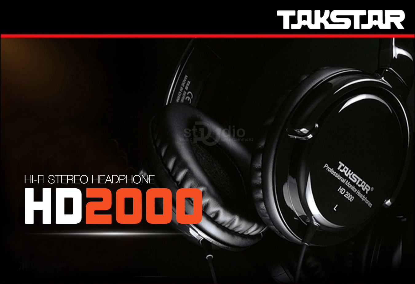 Tai nghe kiểm âm Takstar HD2000, headphone Studio livestream cực chuẩn