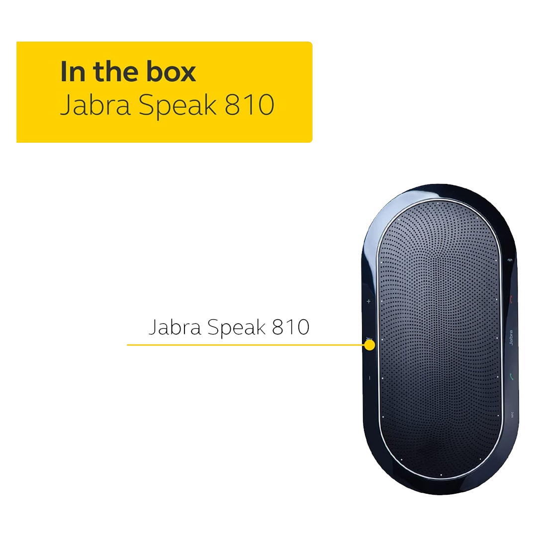 Loa hội nghị trực tuyến Jabra 810 MS/UC - Loa hội nghị Bluetooth