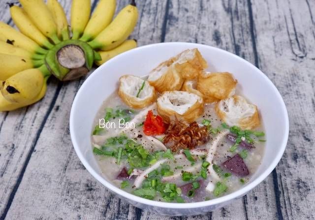 Cháo mực khô - Món ngon cho ngày mưa lạnh