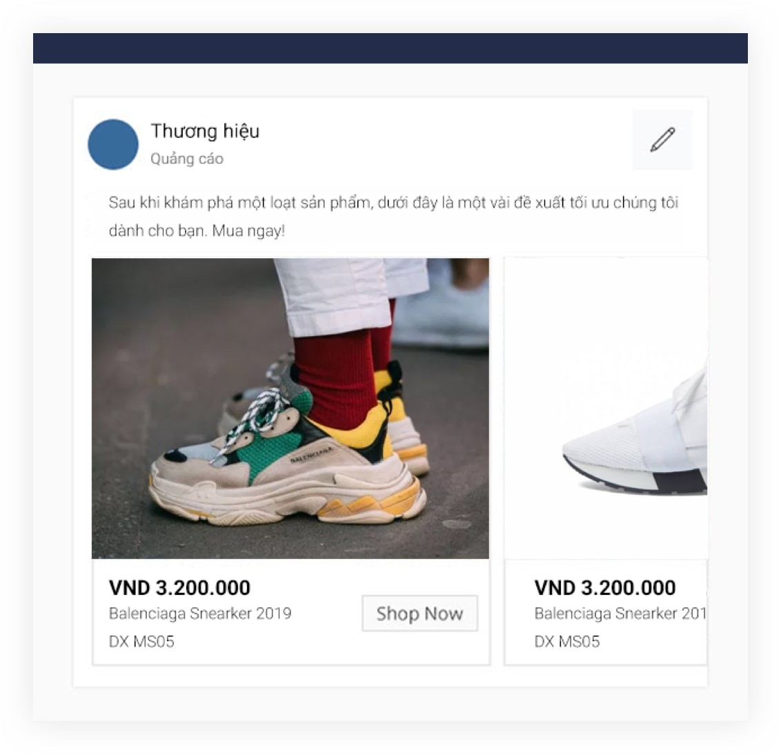 Tự động sáng tạo mẫu quảng cáo