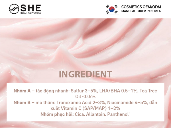 sản xuất chấm mụn 2