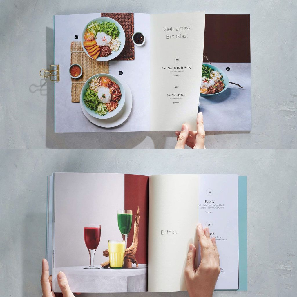 Concept Menu - Logo siêu tối giản với Laang Restaurant