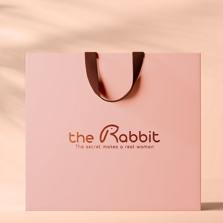 Thiết kế logo tối giản dành cho thương hiệu trang sức The Rabbit