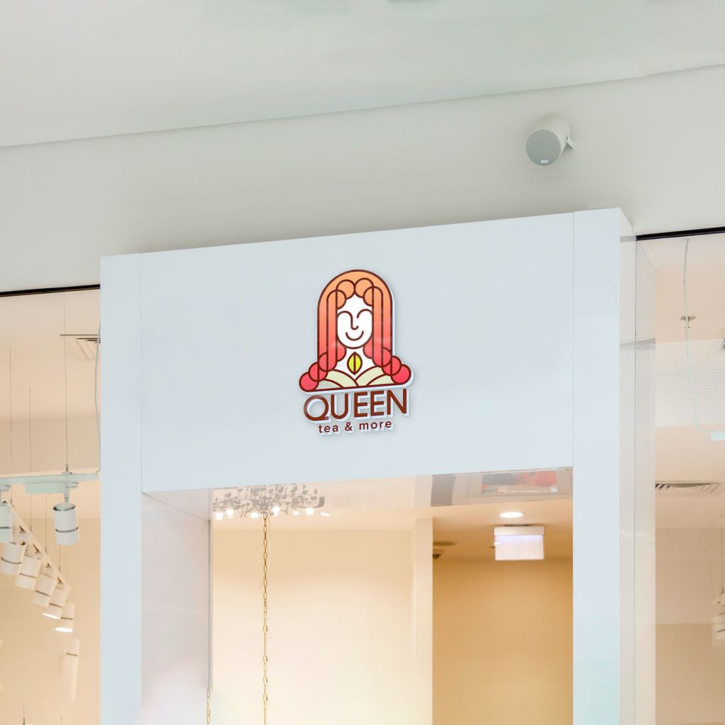 Thiết kế Concept 3D quán cafe Queen Tea | Artio Việt Nam