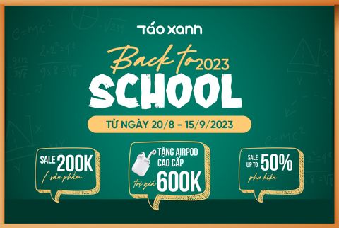 BACK TO SCHOOL 2023 - SALE UPTO 50% PHỤ KIỆN CHÍNH HÃNG