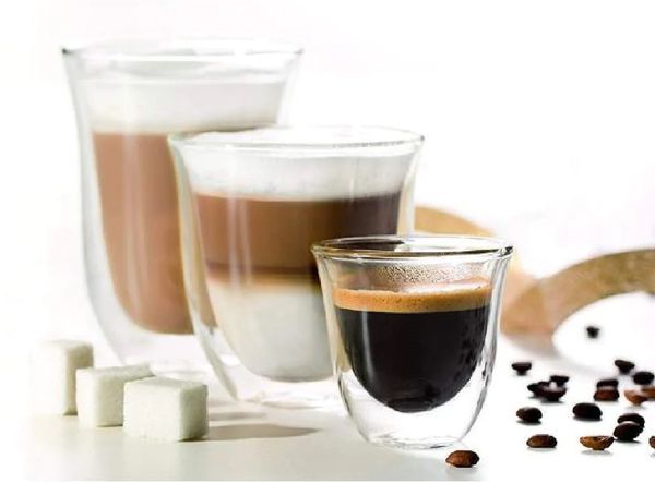 Ly cà phê thủy tinh 2 lớp Delonghi Doubled wall thermal espresso glasses