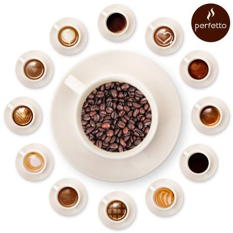 Cà phê hạt pha Espresso Perfectto Delta Series Intenso 1000g