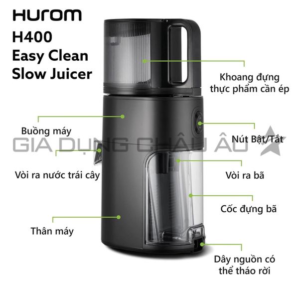 hurom h400 cold press juicer