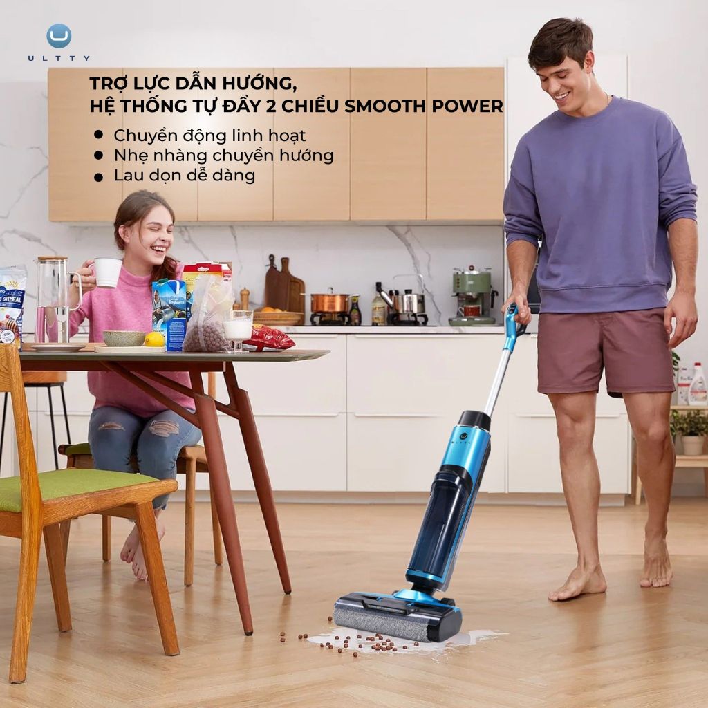 Máy lau nhà hút bụi cầm tay U Ultty SCW 18