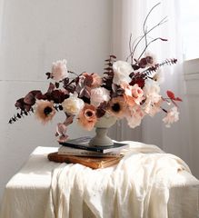 Gợi ý những mẫu hoa khô để bàn phòng khách sang trọng