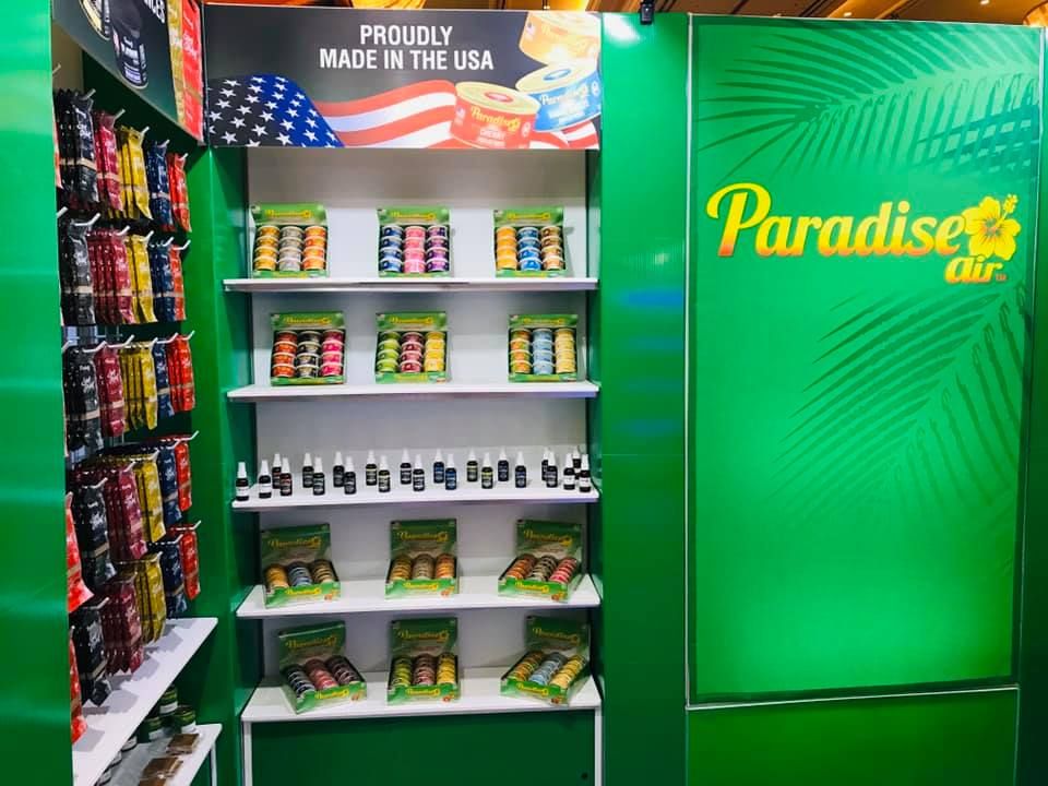 Gian hàng Paradise Air Fresh tại triển lãm quốc tế AAPEX - Las Vegas USA 2019