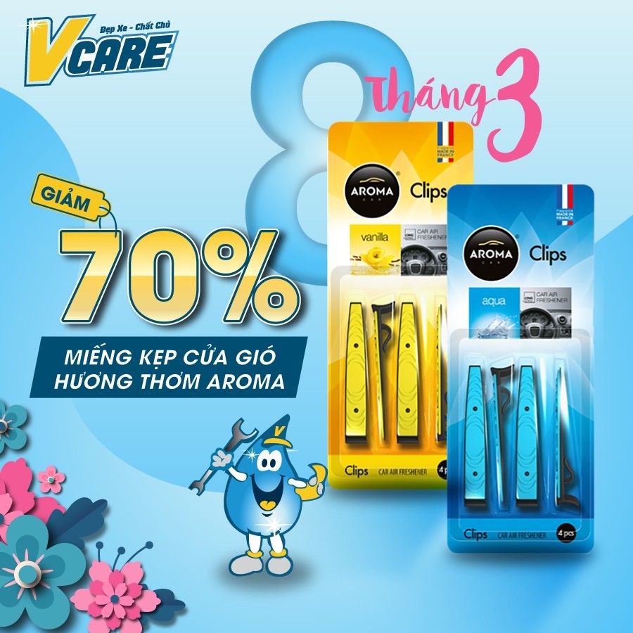 Chương trình ưu đãi đặc biệt ngày Quốc tế phụ nữ tại Trung tâm chăm sóc xe VCARE AUTOSPA