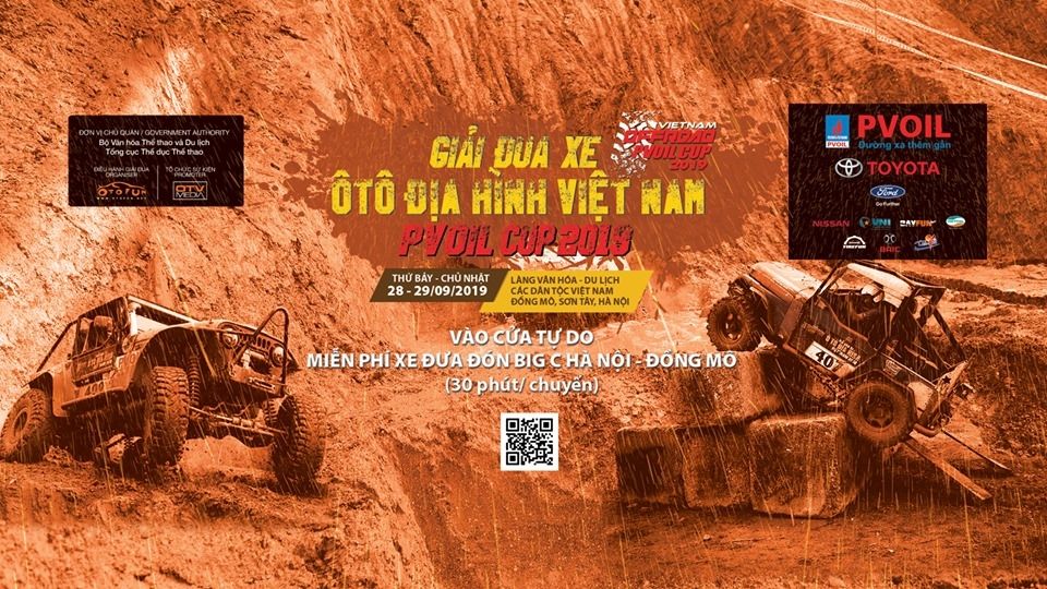 LỄ TRAO GIẢI VÀ BẾ MẠC GIẢI ĐUA XE Ô TÔ ĐỊA HÌNH VIỆT NAM PVOIL CUP 2019