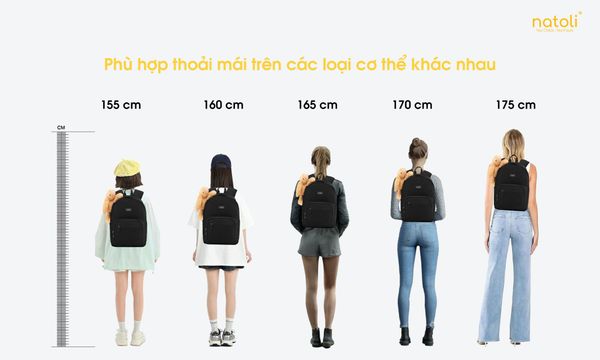 Balo nữ thỏ bông NATOLI - BST Sweet Bunny Backpack B28