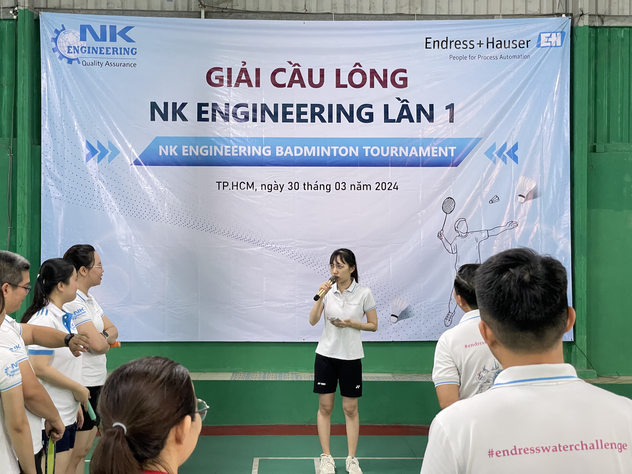 NK Engineering giải cầu lông