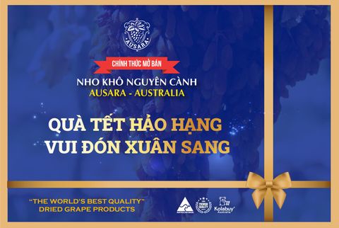 Ausara Australia - Nho khô nguyên cành