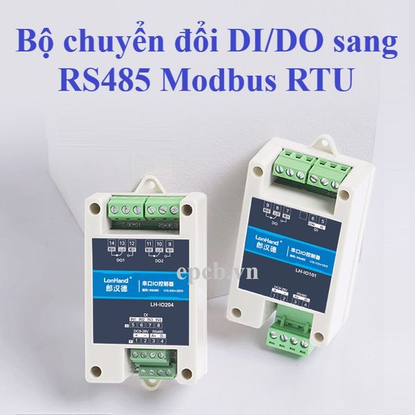 Bộ chuyển đổi DI/DO sang RS485 Modbus RTU