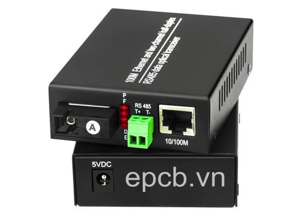 Bộ chuyển đổi Rs485 sang Quang và Ethernet model RS485-FIB-ETH-01